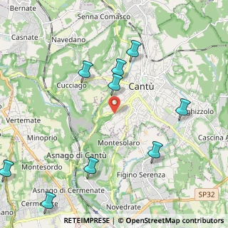 Mappa Via Novara, 22063 Cantù CO, Italia (2.93909)