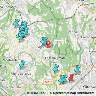 Mappa Via Arcangelo Corelli, 22063 Cantù CO, Italia (2.667)