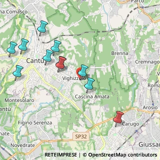 Mappa Via Arcangelo Corelli, 22063 Cantù CO, Italia (2.21727)