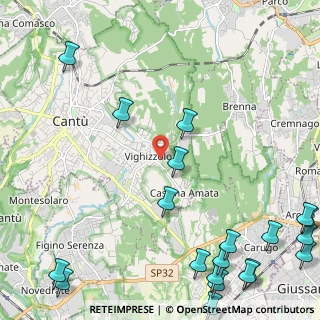Mappa Via Arcangelo Corelli, 22063 Cantù CO, Italia (3.455)