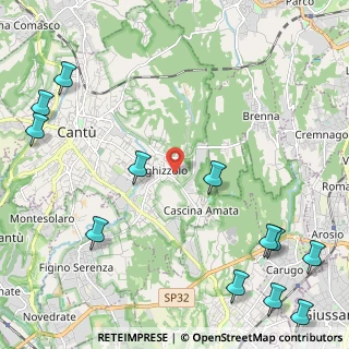 Mappa Via Arcangelo Corelli, 22063 Cantù CO, Italia (3.38143)