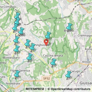 Mappa Via Arcangelo Corelli, 22063 Cantù CO, Italia (2.69467)