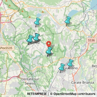 Mappa Via Arcangelo Corelli, 22063 Cantù CO, Italia (3.37727)