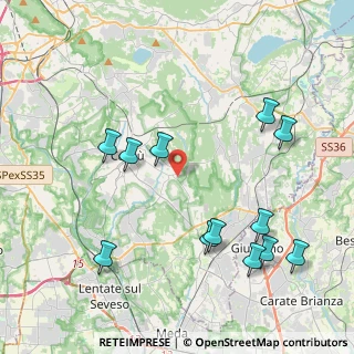 Mappa Via Arcangelo Corelli, 22063 Cantù CO, Italia (4.61417)
