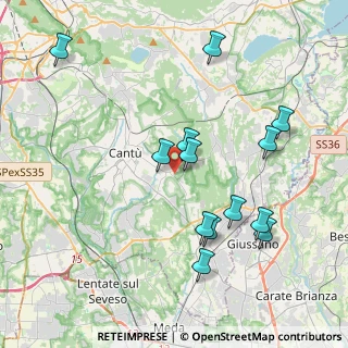 Mappa Via Arcangelo Corelli, 22063 Cantù CO, Italia (4.07923)