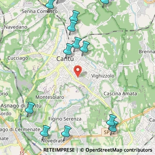 Mappa Via Bisbino, 22063 Cantù CO, Italia (3.02308)