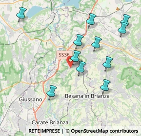 Mappa SP155, 20837 Veduggio Con Colzano MB, Italia (4.10909)