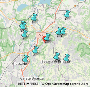 Mappa SP155, 20837 Veduggio Con Colzano MB, Italia (3.69833)