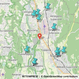 Mappa Via Brughiera, 21040 Venegono Inferiore VA, Italia (2.52182)