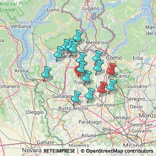 Mappa Via Brughiera, 21040 Venegono Inferiore VA, Italia (10.40875)