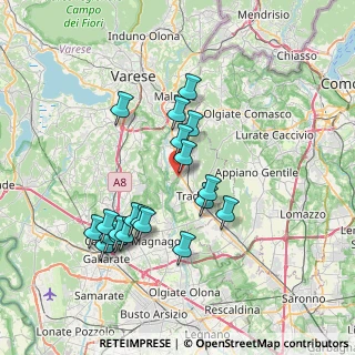 Mappa Via Brughiera, 21040 Venegono Inferiore VA, Italia (6.979)