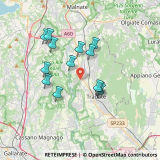Mappa Via Brughiera, 21040 Venegono Inferiore VA, Italia (3.33231)