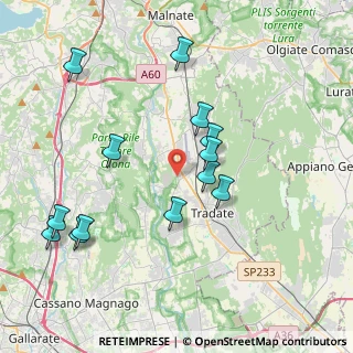 Mappa Via Brughiera, 21040 Venegono Inferiore VA, Italia (4.09923)