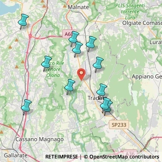 Mappa Via Brughiera, 21040 Venegono Inferiore VA, Italia (3.99182)