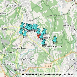 Mappa 22060 Cantù CO, Italia (1.21688)