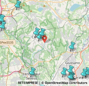 Mappa 22060 Cantù CO, Italia (7.024)