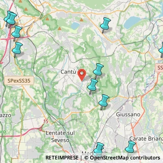 Mappa 22060 Cantù CO, Italia (6.80917)