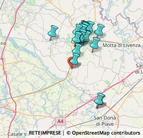 Mappa Via dell'Artigianato, 31047 Ponte di Piave TV, Italia (6.3345)