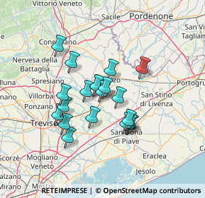 Mappa Via dell'Artigianato, 31047 Ponte di Piave TV, Italia (10.357)