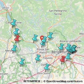 Mappa Via della Resistenza, 24030 Almenno San Bartolomeo BG, Italia (9.9825)