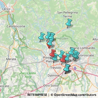 Mappa Via della Resistenza, 24030 Almenno San Bartolomeo BG, Italia (6.36176)