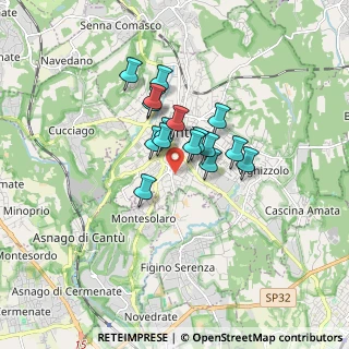 Mappa Via Borgognone, 22063 Cantù CO, Italia (1.12)