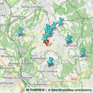 Mappa Via Borgognone, 22063 Cantù CO, Italia (1.66154)
