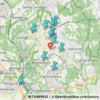 Mappa Via Borgognone, 22063 Cantù CO, Italia (1.66909)