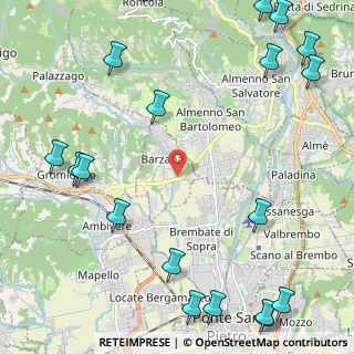 Mappa SP 175, 24030 Barzana BG, Italia (3.363)