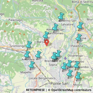 Mappa SP 175, 24030 Barzana BG, Italia (2.37294)