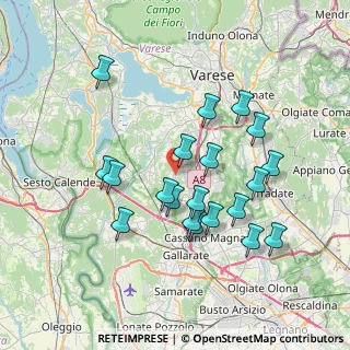 Mappa Via Ambrogio Colombo, 21040 Sumirago VA, Italia (6.975)
