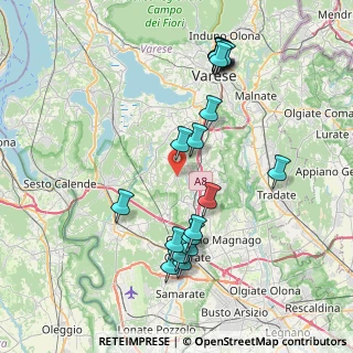 Mappa Via Ambrogio Colombo, 21040 Sumirago VA, Italia (8.2975)