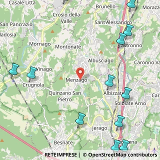 Mappa Via Ambrogio Colombo, 21040 Sumirago VA, Italia (3.32833)
