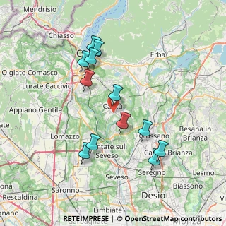 Mappa Via Caserta, 22063 Cantù CO, Italia (7.1175)