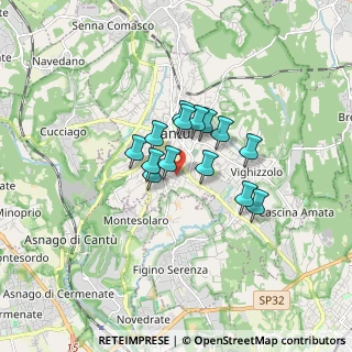 Mappa Via Caserta, 22063 Cantù CO, Italia (1.07357)