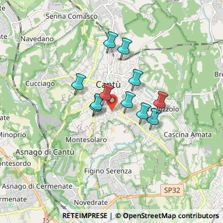 Mappa Via Caserta, 22063 Cantù CO, Italia (1.24909)