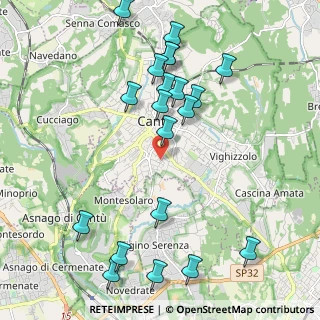 Mappa Via Pompei, 22063 Cantù CO, Italia (2.332)