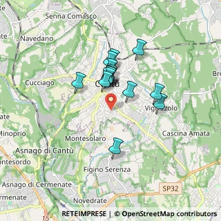 Mappa Via Caserta, 22063 Cantù CO, Italia (1.26933)