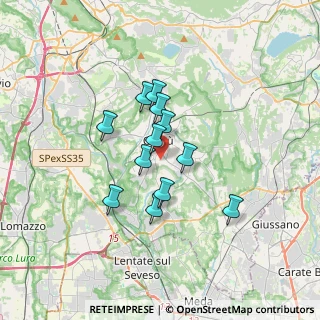 Mappa Via Caserta, 22063 Cantù CO, Italia (2.5125)