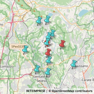 Mappa Via Caserta, 22063 Cantù CO, Italia (3.37667)