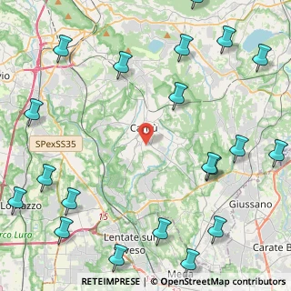 Mappa Via Pompei, 22063 Cantù CO, Italia (6.425)