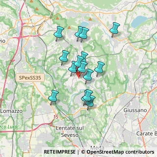 Mappa Via Caserta, 22063 Cantù CO, Italia (2.7)