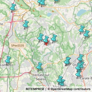 Mappa Via Caserta, 22063 Cantù CO, Italia (6.19)