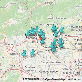 Mappa Via Pegoraro Gino, 31037 Loria TV, Italia (11.38722)