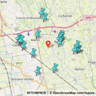 Mappa Via Pegoraro Gino, 31037 Loria TV, Italia (2.073)