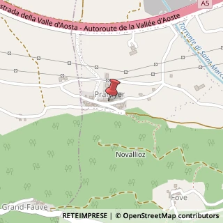Mappa Localita' prarayer 25, 11020 Saint-Marcel, Aosta (Valle d'Aosta)