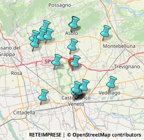 Mappa Piazza Vittoria, 31039 Riese Pio X TV, Italia (7.0525)