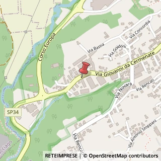 Mappa Via G. Da Cermenate, 73, 22063 Cantù, Como (Lombardia)