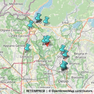 Mappa Via Susa, 22063 Cantù CO, Italia (7.85067)