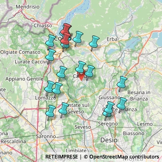 Mappa Via Susa, 22063 Cantù CO, Italia (7.6855)